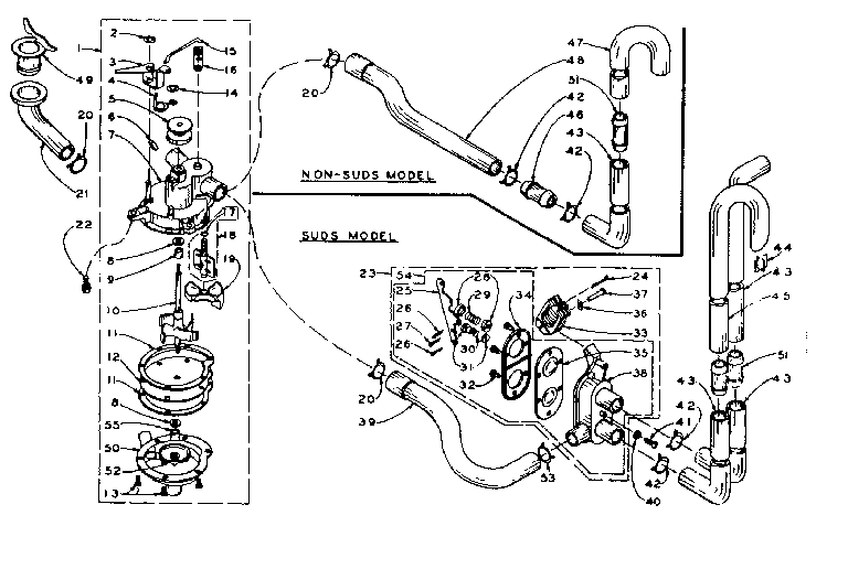 Kenmore 1106005552 water system diagram