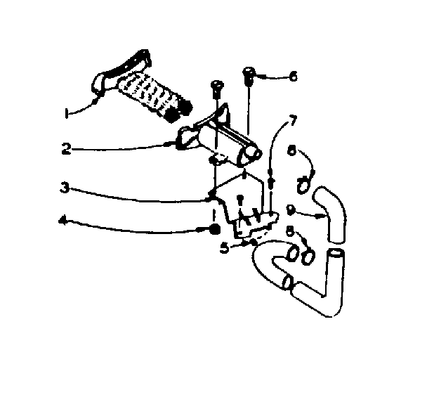 Kenmore 1106004650 filter assembly diagram