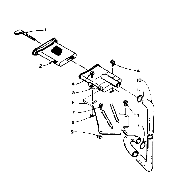 Kenmore 1106004602 filter assembly diagram