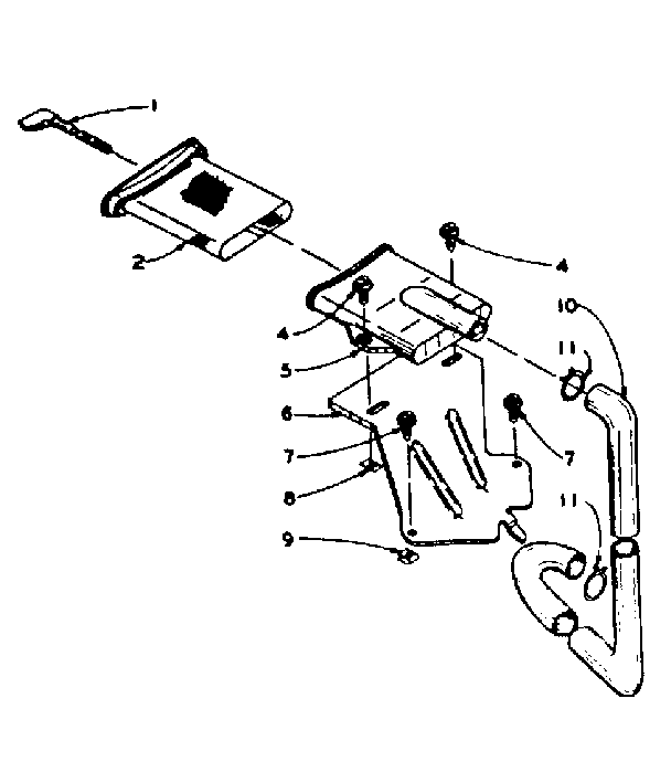 Kenmore 1106005603 filter assembly diagram