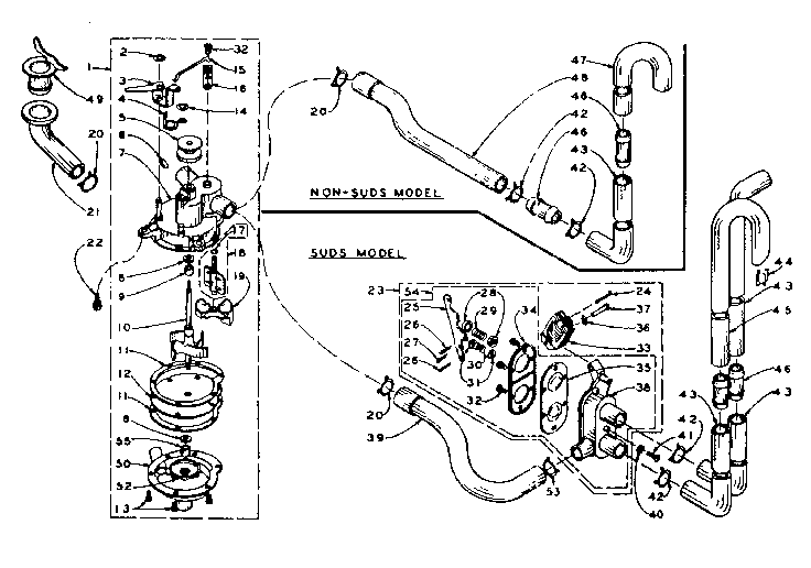 Kenmore 1106005750 water system diagram