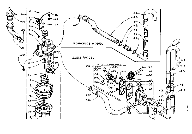 Kenmore 1106005702 water system diagram