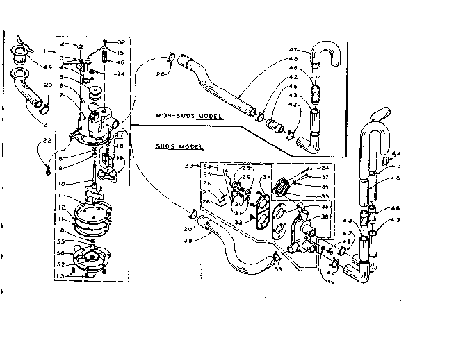Kenmore 1106005850 water system diagram