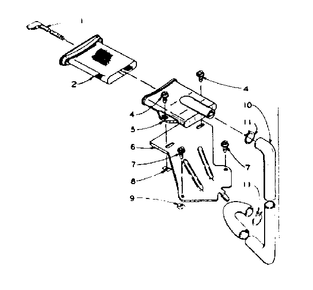 Kenmore 1106005852 filter assembly diagram