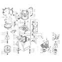 Kenmore 1106005804 machine sub-assembly diagram