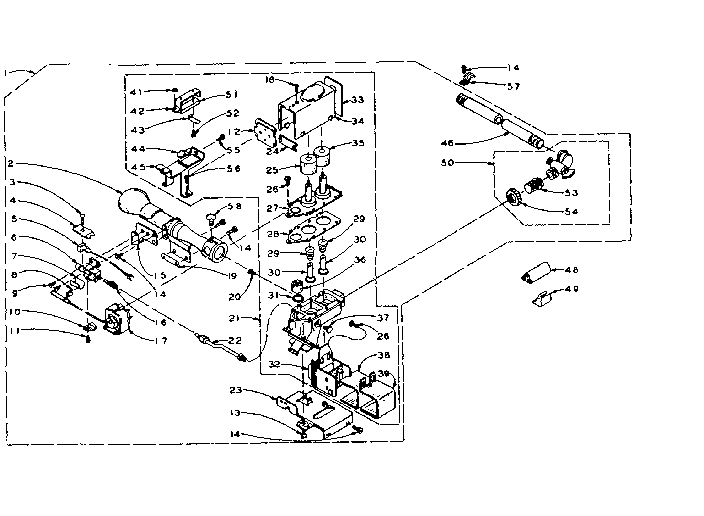 Kenmore 1106007500 white rodgers burner assembly diagram