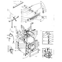 Kenmore 1106007711 machine sub-assembly diagram