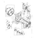 Kenmore 1106008600 base and bulkhead assembly diagram