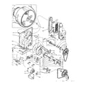 Kenmore 1106008700 base and bulkhead assembly diagram