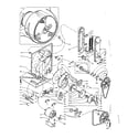 Kenmore 1106008800 base and bulkhead assembly diagram