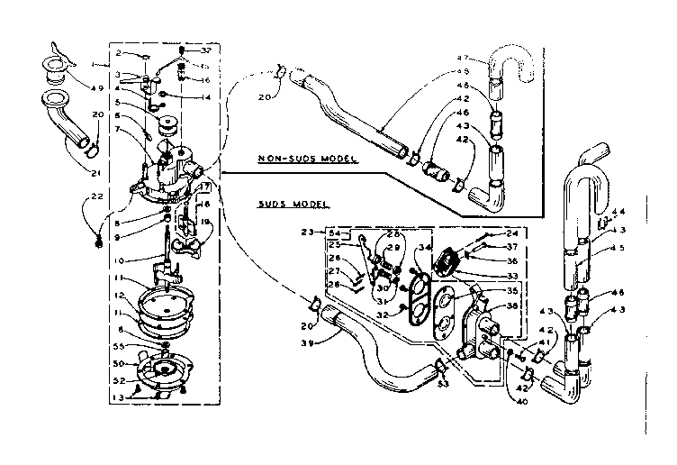 Kenmore 1106015750 water system diagram