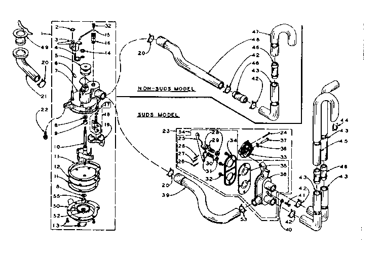 Kenmore 1106015701 water system diagram