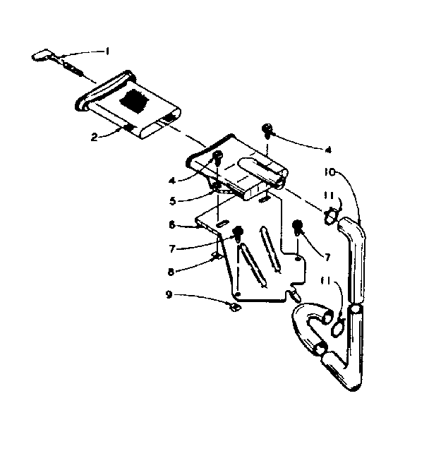 Kenmore 1106015701 filter assembly diagram