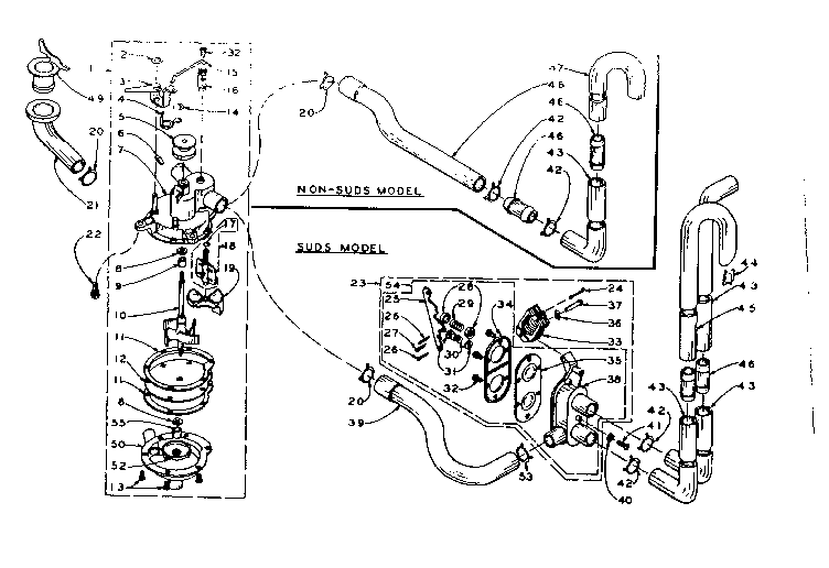 Kenmore 1106015710 water system diagram