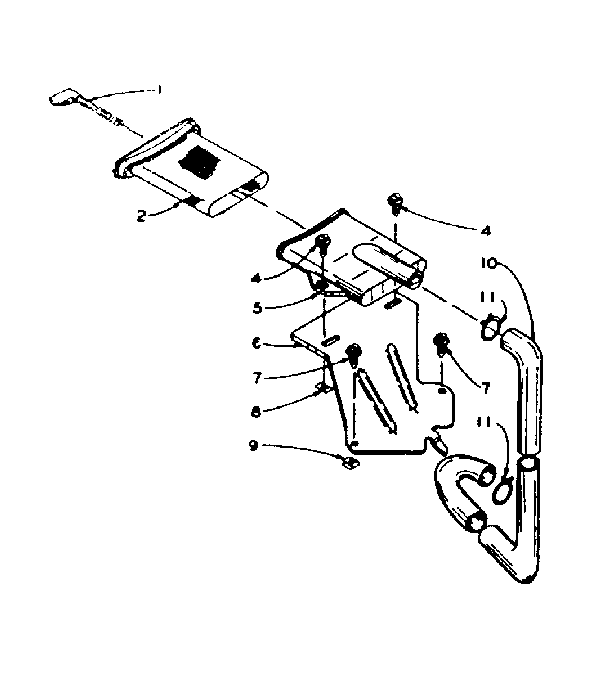 Kenmore 1106015710 filter assembly diagram