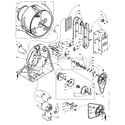 Kenmore 1106017700 base and bulkhead assembly diagram