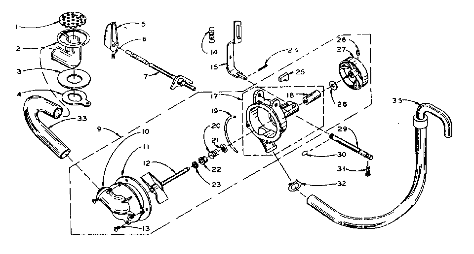 Kenmore 1106102600 pump assembly diagram
