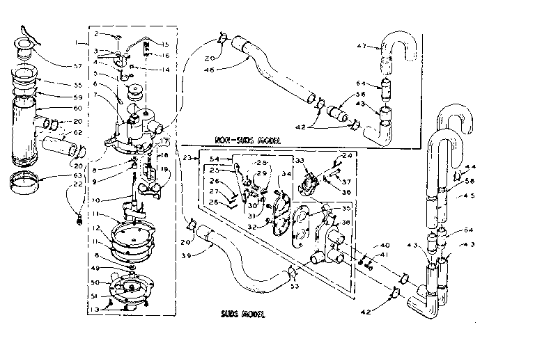 Kenmore 1106105560 water system diagram
