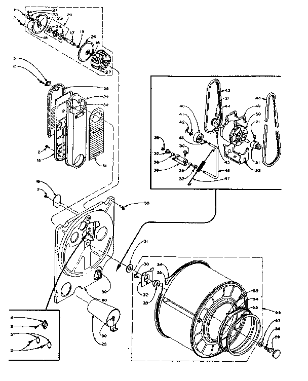 Kenmore 1106107500 bulkhead assembly diagram