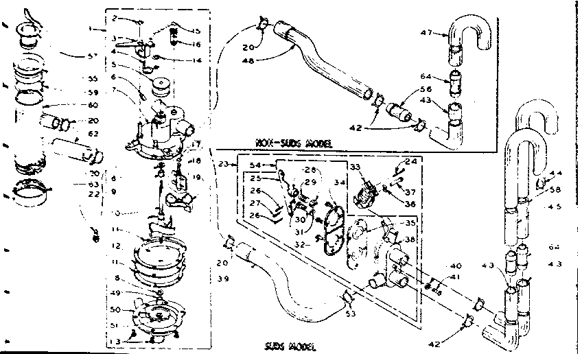 Kenmore 1106115300 water system diagram