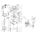 Kenmore 1106115710 machine sub-assembly diagram