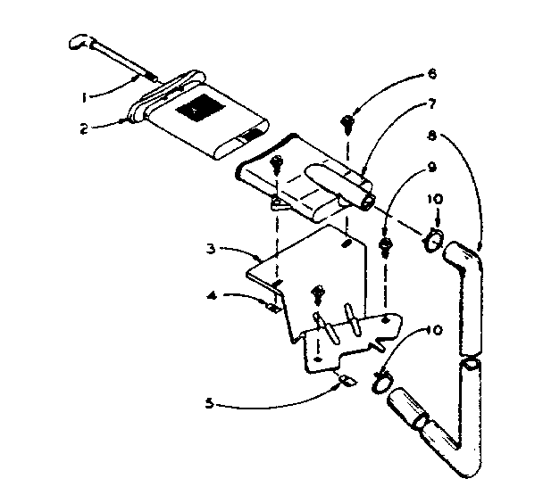 Kenmore 1106115710 filter assembly diagram