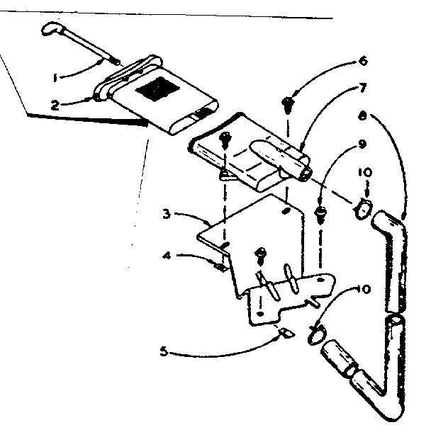 Kenmore 1106114722 filter assembly diagram
