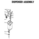 Kenmore 1106115800 dispenser assembly diagram
