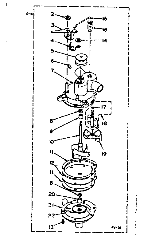 Kenmore 1106114851 pump assembly diagram
