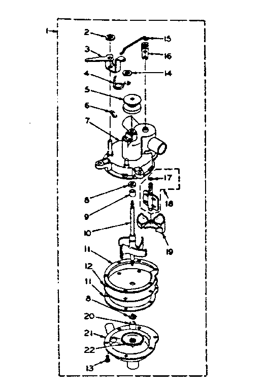 Kenmore 1106115802 alternate pump assembly diagram