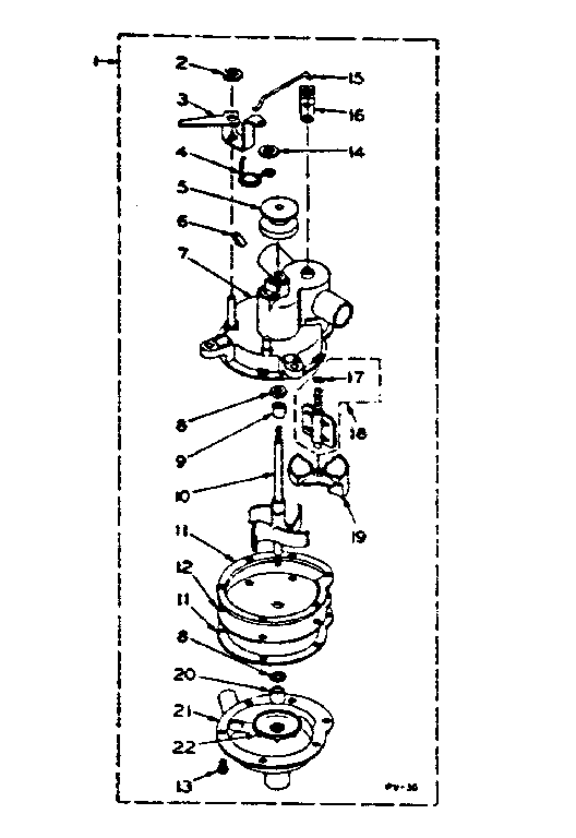 Kenmore 1106114853 pump assembly diagram