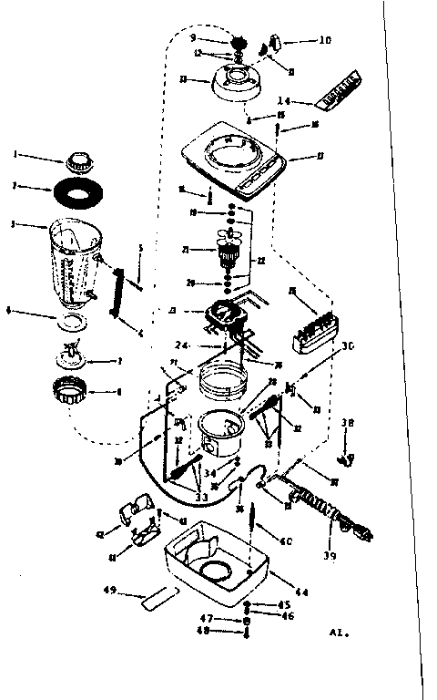 Kenmore 40082277 replacement parts diagram