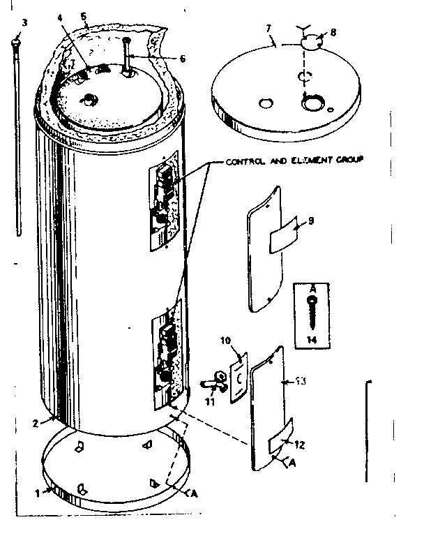 Kenmore 15332856 non-functional replacement parts diagram