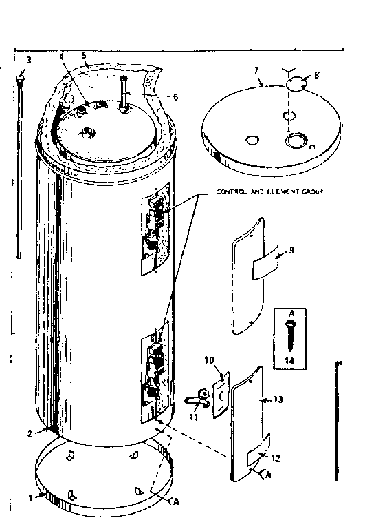 Kenmore 15332160 non-functional replacement parts diagram