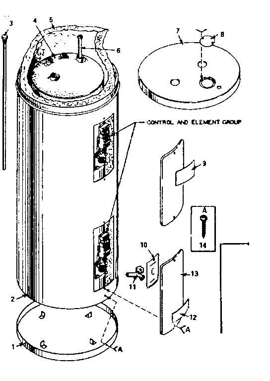 Kenmore 15332180 non-functional replacement parts diagram