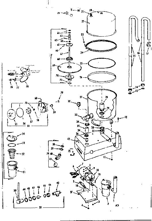 Sears 16743545 replacement parts diagram