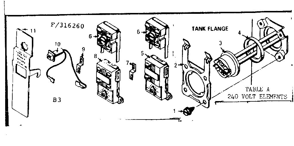 Kenmore 183321760 tank flange diagram