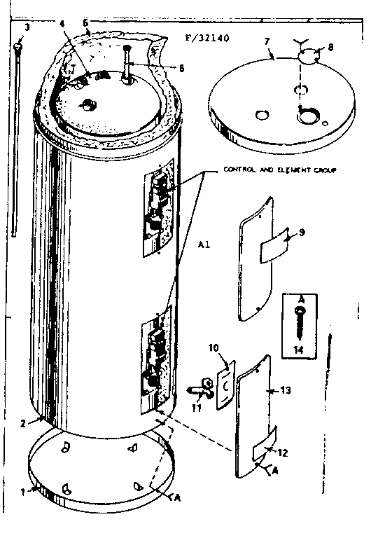 Kenmore 18332150 replacement parts diagram