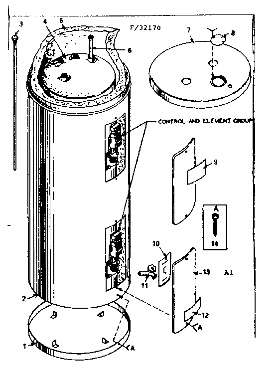 Kenmore 18332220 replacement parts diagram