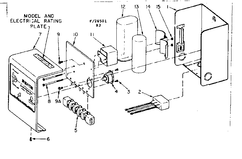 Craftsman 39028501 control box diagram