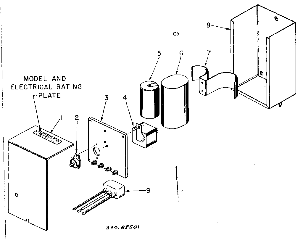Craftsman 39028501 control box diagram