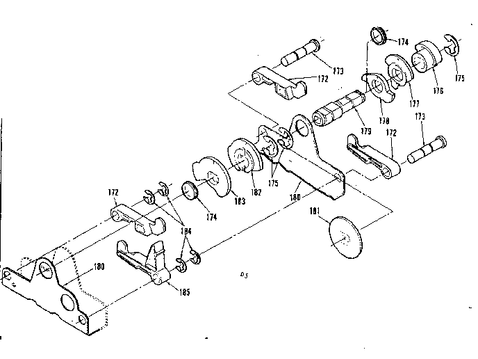 Kenmore 62534830 cam nest assembly diagram