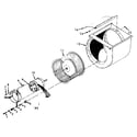 Kenmore 867587530 blower assembly diagram