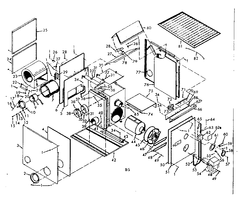 Kenmore 867713150 functional replacement parts diagram
