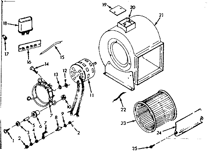 Kenmore 867742822 hq blower assembly diagram