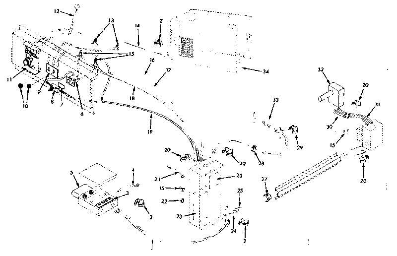 Kenmore 867769163 electrical diagram