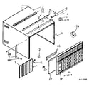 Kenmore 10671053 cabinet parts diagram