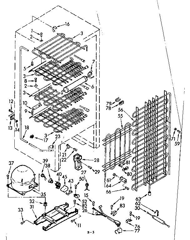 Kenmore 106721211 unit parts diagram