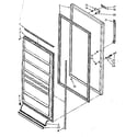 Kenmore 106721541 door parts diagram