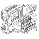Kenmore 10672900 cabinet parts diagram